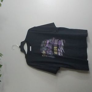 Black Oversized Graphic Tee